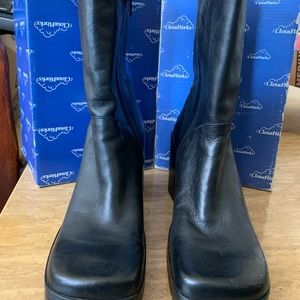 Enzo Angiolini Side Zip Boot Womens 8M leather